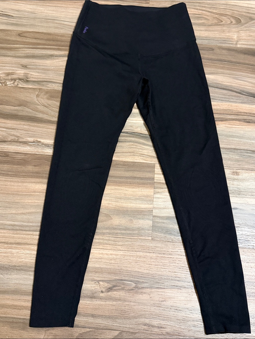 Fanka Body Sculpt 7/8 Leggings Black Compression Velvet Pockets Women’s M